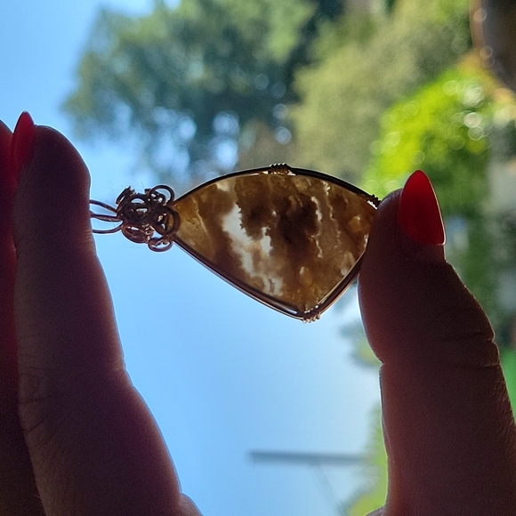 Real agate pendant - Picture 3 of 4